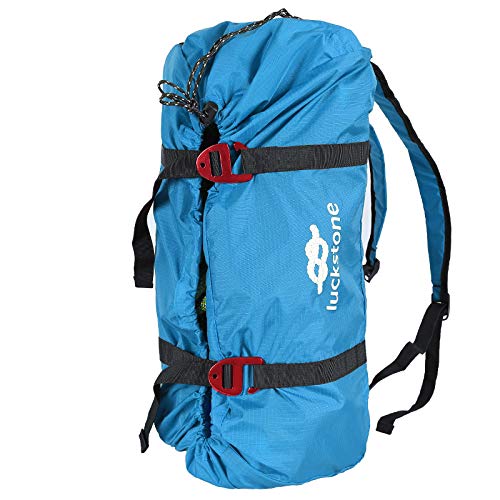 Yundxi Ultraligero plegable escalada escalada espeleología bolsa Sling Cord Gear Mountaineering Gear Equipment Holder Carry Backpack (azul)