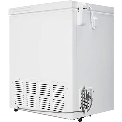 Zanussi ZCAN20FW1 Arcón congelador, Capacidad 198 Litros, 1 cesto, Compresor Inverter, Congelación Rápida, Display LCD, Alarma acústica y visual luminosa, Blanco
