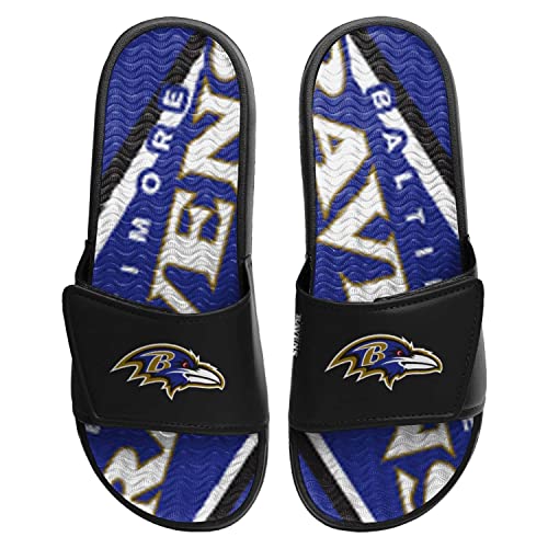 Zapatillas de fútbol americano para hombre, talla extragrande, de verano, para vacaciones, Baltimore Ravens, 48 EU