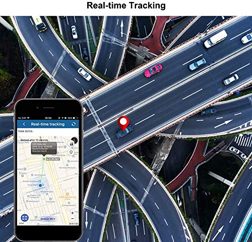 Zeerkeer Localizador GPS para Vehículos, 10000mAH GPS Tracker Astreo en Tiempo Real Rastreo de Vehículos Impermeable Fuerte Imán Recargable 120 días Standby con App/Web （TK915）
