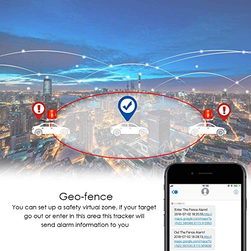Zeerkeer Localizador GPS para Vehículos, 10000mAH GPS Tracker Astreo en Tiempo Real Rastreo de Vehículos Impermeable Fuerte Imán Recargable 120 días Standby con App/Web （TK915）