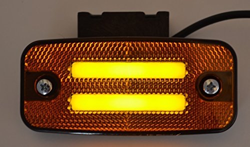 8 x 24 V LED naranja neón lateral contorno luces con soportes remolque chasis camión caravana bus