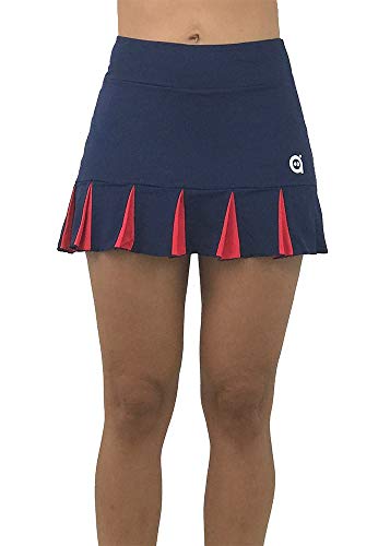 a40grados Sport & Style, Falda Feliz Azul, Mujer, Tenis y Padel (Paddle) (36 XS)