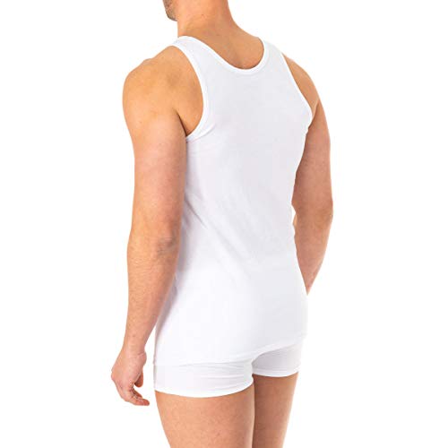 Abanderado ASA040Z, Camiseta X-Temp de tirantes para Hombre, Blanco, X-Large (Tamaño del fabricante:XL/56)
