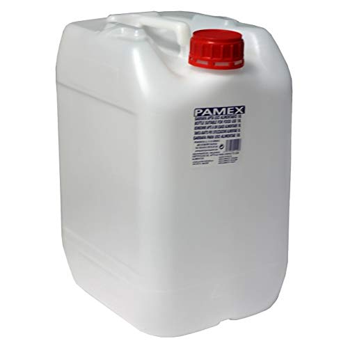 Acan Pamex - Garrafa de 20 litros de Capacidad, Apta para el Uso alimentario, con asa y tapón, Ideal para Agua, aceites. Tanque para líquidos