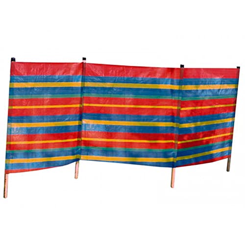 Acan Solmar - Paravientos para Playa 300 x 120 cm. Protector de Viento de Rafia 3 Paneles, Playa, Acampada, Camping y jardín