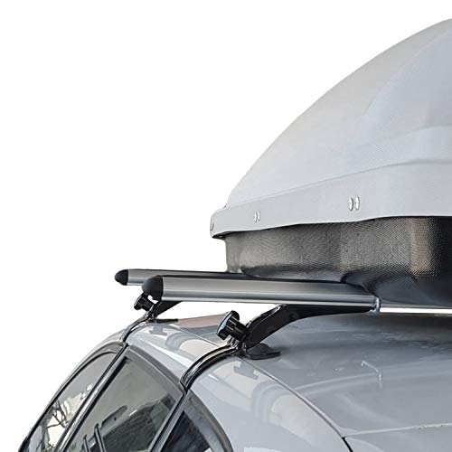 accessorypart Para Toyota Auris 2012-2019 Barras de Techo Portaequipajes Aluminio Gris