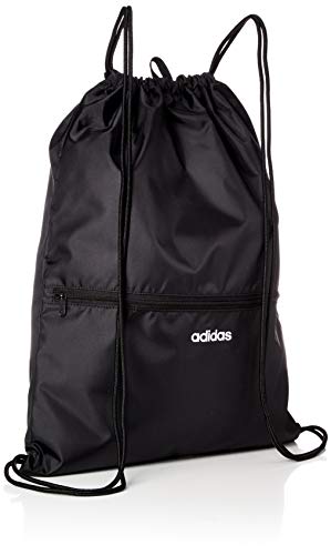 adidas 3s Gymsack Sports Bag, Unisex Adulto, Black/Black/White, NS