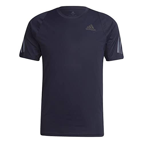 Adidas Camiseta modelo RUN ICON TEE, color Azul, talla L