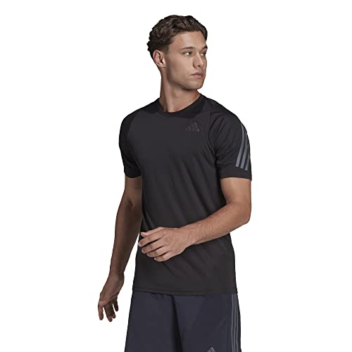 Adidas Camiseta modelo RUN ICON TEE, color Negro, talla 2XL