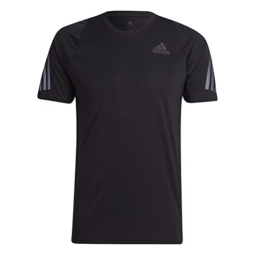 Adidas Camiseta modelo RUN ICON TEE, color Negro, talla 2XL