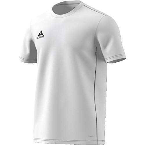 adidas CORE18 JSY T-Shirt, Hombre, White/Black, XL