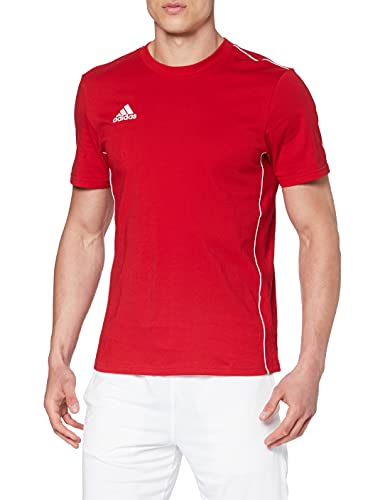 adidas CORE18 tee T-Shirt, Hombre, Power Red/White, 2XL