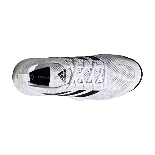 Adidas CourtFlash M, Zapatillas de Tenis Hombre, Ftwbla/Negbás/Ftwbla, 45 1/3 EU