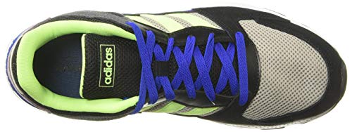 adidas CRAZYCHAOS, Zapatillas de Running Hombre, Core Black/Signal Green/Team Royal Blue, 42 2/3 EU