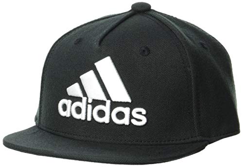 adidas GM4984 SNAPBA Logo Cap Hat Unisex-Adult Black/Black/White OSFM