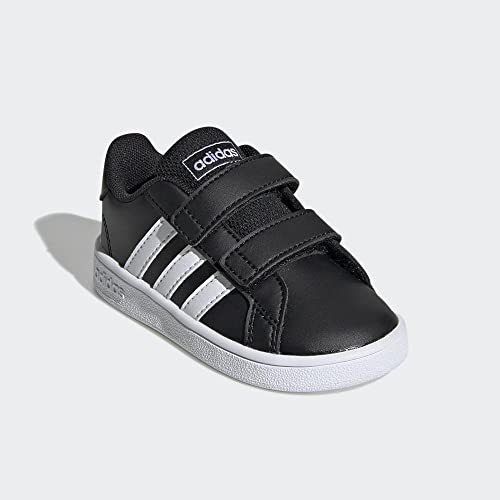 adidas Grand Court I, Sneaker, Core Black/Cloud White/Cloud White, 27 EU