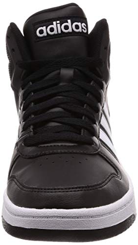 adidas Hoops 2.0 Mid, Zapatos de Baloncesto Hombre, Negro (Core Black/FTWR White/Core Black Core Black/FTWR White/Core Black), 42 EU