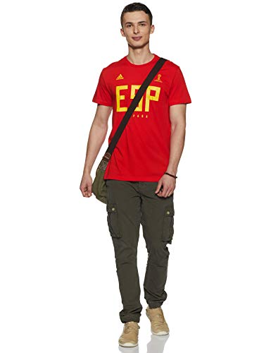 adidas Spain MNS - Camiseta para Hombre, Hombre, Camiseta, CW1984, Rojo, X-Large