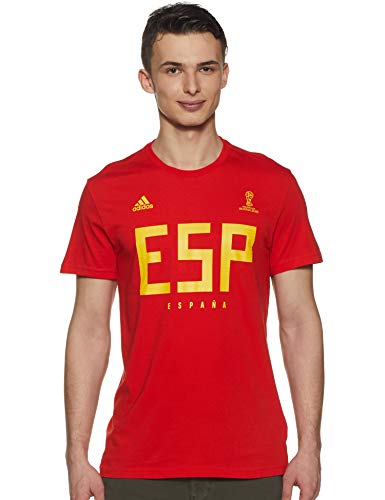 adidas Spain MNS - Camiseta para Hombre, Hombre, Camiseta, CW1984, Rojo, X-Large