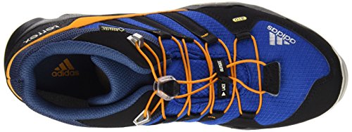 adidas Terrex Mid GTX K, Zapatillas de Deporte Unisex niños, Azul/Negro/Naranja (Eqtazu/Negbas/Eqtnar), 36 1/2