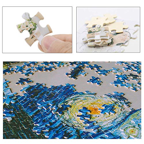AJleil Puzzle 1000 Piezas Pintura Art Deco misteriosa arabesco Abstracto psicodélico Puzzle 1000 Piezas Gran Ocio vacacional, Juegos interactivos familiares50x75cm(20x30inch)