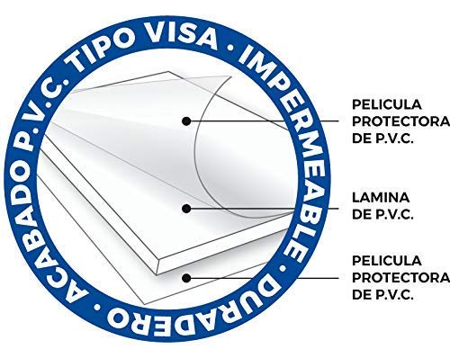 akrocard Cartel Resistente PVC - Rebajas - Señaletica de Aviso - Ideal para Colgar