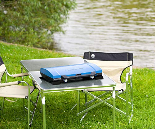ALTIGASI Campingaz - Hornillo portátil de camping con 2 fuegos, modelo 400SG, con rejillas desmontables con tecnología Xcelerate