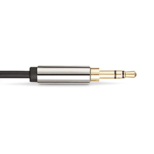 Amazon Basics-Cable de audio estéreo (conector macho de 3,5 mm a conector macho de 3,5 mm, 1,2 m)