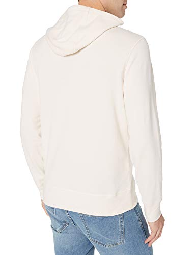 Amazon Essentials Lightweight French Terry Hooded Sweatshirt Sudadera con Capucha, Blanco Roto, XS