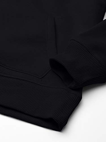 Amazon Essentials Pullover Hoodie Sweatshirt Fashion, Negro, Medium