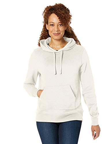 Amazon Essentials – Sudadera de tejido de rizo francés con capucha y forro polar para mujer, Beige (Oatmeal Heather), US S (EU S - M)