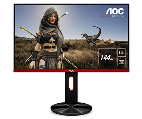 AOC G2590PX - Monitor Gaming de 25" 144 Hz Full HD (1920 x 1080 Pixeles, Altavoces, 1 ms, FreeSync Premium, Flickerfree , Shadow Control, Displayport, HDMI, USB)