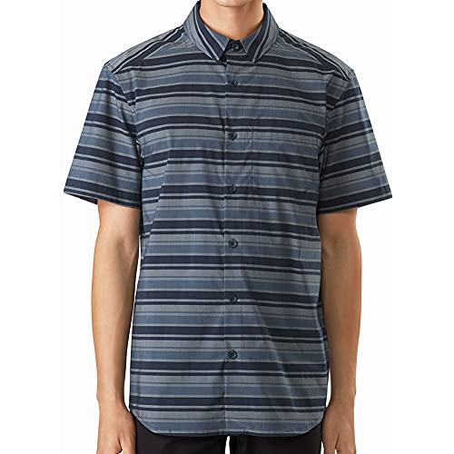 Arc'teryx Shirt Men's, Brohm Striped SS-Camiseta para Hombre, Extra-Large para Mujer