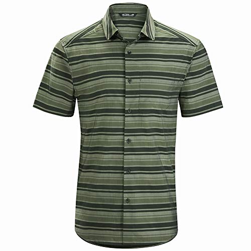Arc'teryx Shirt Men's, Brohm Striped SS-Camiseta para Hombre, Extra-Large para Mujer