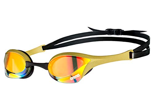 Arena - Cobra Ultra Swipe Mirror - Gafas de Natación - Unisex - Yellow Copper / Gold - Adult Talla Única
