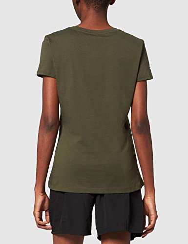 ARENA Damen T-Shirt Logo Driven Camiseta, Mujer, Verde Oliva, Small