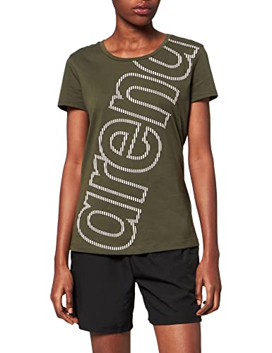 ARENA Damen T-Shirt Logo Driven Camiseta, Mujer, Verde Oliva, Small