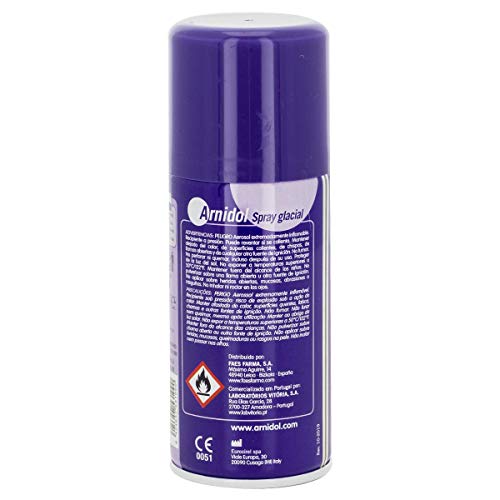 Arnidol - Spray Glacial, Alivio Inmediato para Lesiones y Dolores - 150 ml