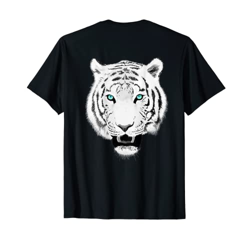 Arte de tigre siberiano blanco Camiseta