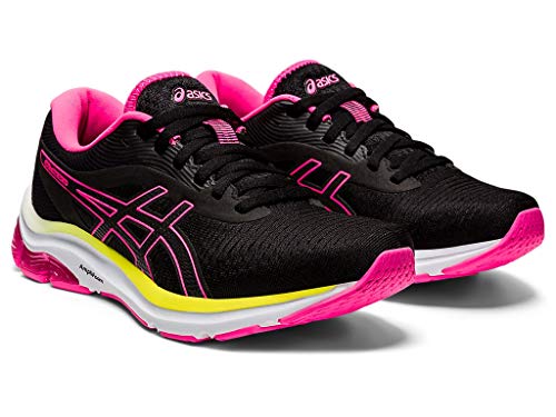 ASICS Women's Gel-Pulse 12 Running Shoes, 10M, Black/HOT Pink