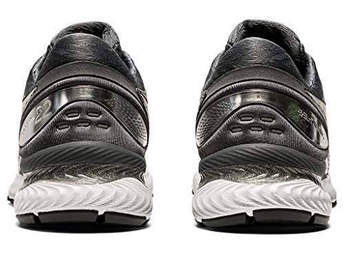 ASICS Zapatillas de correr Gel-Nimbus 22 Platinum para hombre, gris (Portador gris/plata pura), 42 EU