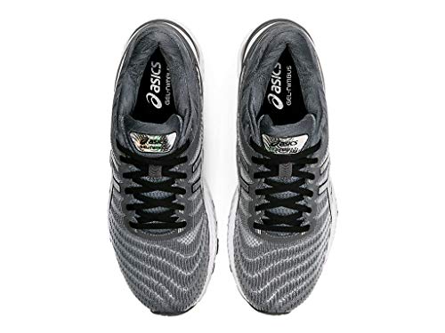ASICS Zapatillas de correr Gel-Nimbus 22 Platinum para hombre, gris (Portador gris/plata pura), 42 EU