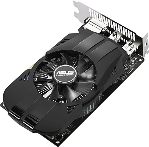 ASUS PH-GTX1050TI-4G - Tarjeta gráfica (NVIDIA GeForce GTX 1050 Ti, 4 GB GDDR5, 7680 x 4320 Pixeles, GDDR5, PCI Express 3.0) Color Negro