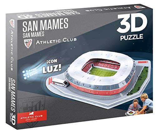 Athletic Club-EF-14085 Puzzle 3D con Luz Estadio San Mamés, Color (Eleven Force 14085)