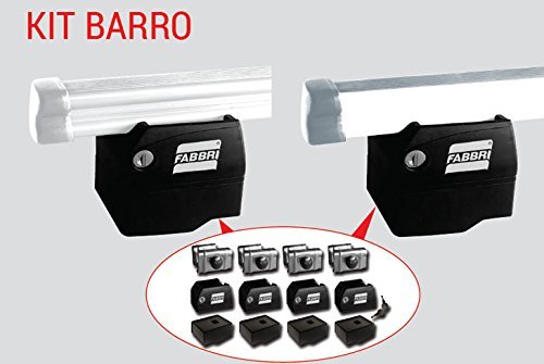 autoSHOP Kit de 3 barras portaequipajes Vivaro con sistema antirrobo para furgonetas de vehículos comerciales
