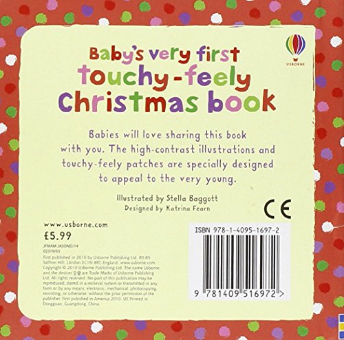 Baby's Very First Touchy-Feely Christmas Book (Baby's Very First Books)