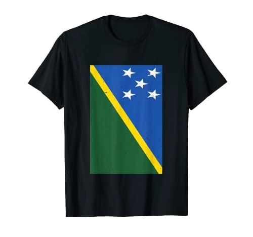 Bandera de las Islas Salomón, regalo de la novedad de las Islas Salomón Camiseta