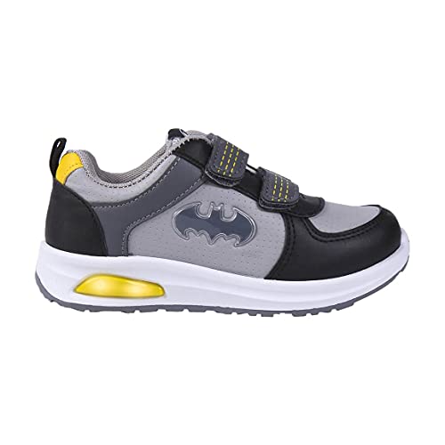 Batman Zapatos para Niño, Calzado Deportivo Niños, Diseño Batman, Deportivas Luces Niño, Zapatillas Ligeras, Regalo Niño, Talla EU 30