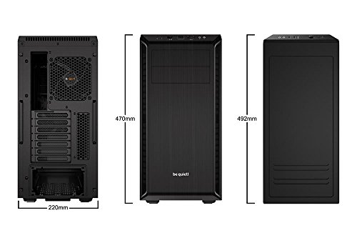be Quiet! Pure Base 600 Midi-Tower Negro - Caja de Ordenador (Midi-Tower, PC, ABS sintéticos, Acero, ATX,Micro-ATX,Mini-ITX, Negro, Juego)